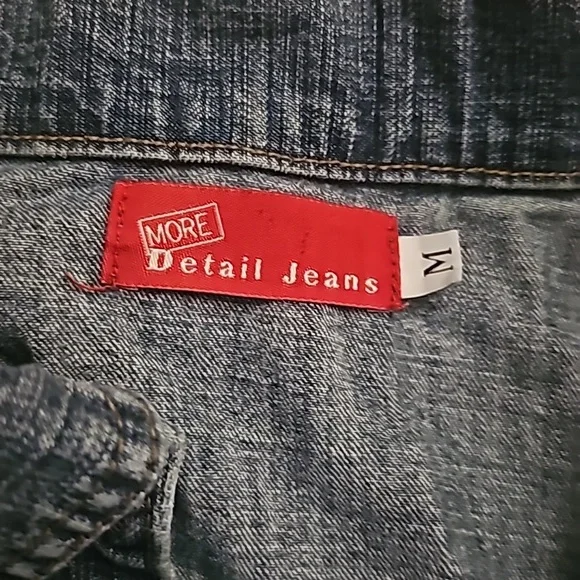 Cropped denim jacket size Medium - Picture 4 of 4